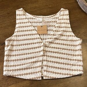 NWT! Cute Blu Pepper Top